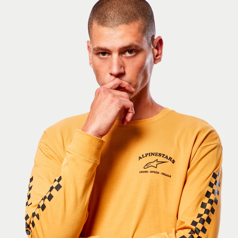 Alpinestars Sunday Tee galben și negru