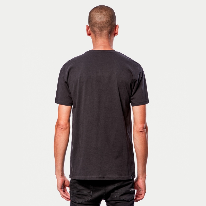 Alpinestars Flag Tee negru și alb