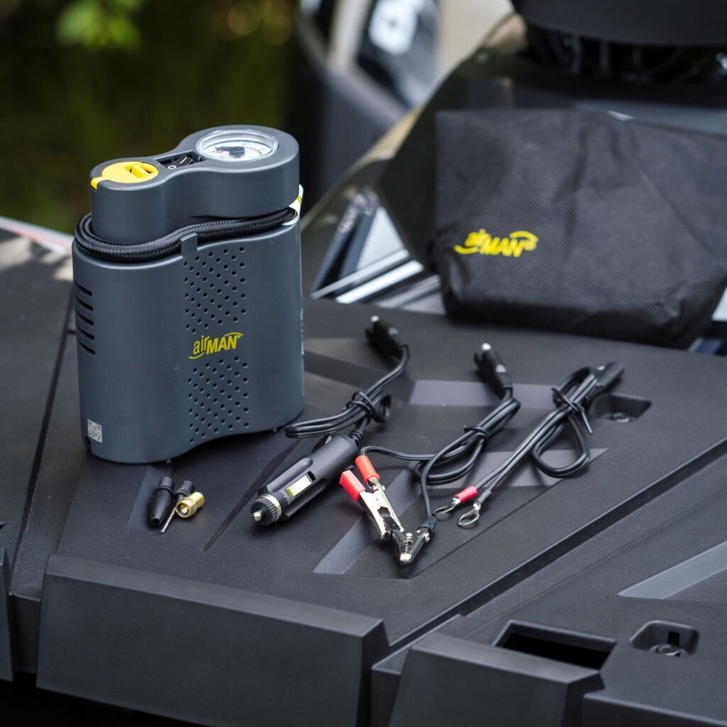 Compresor AirMan Tour 12V cu manometru încorporat