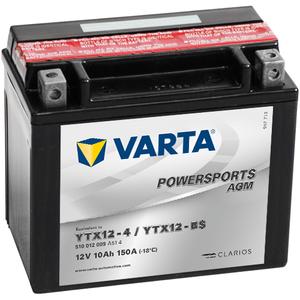 Baterie VARTA 12V/10AH-MOTO LF fără întreținere (YTX12-4/YTX12-BS)