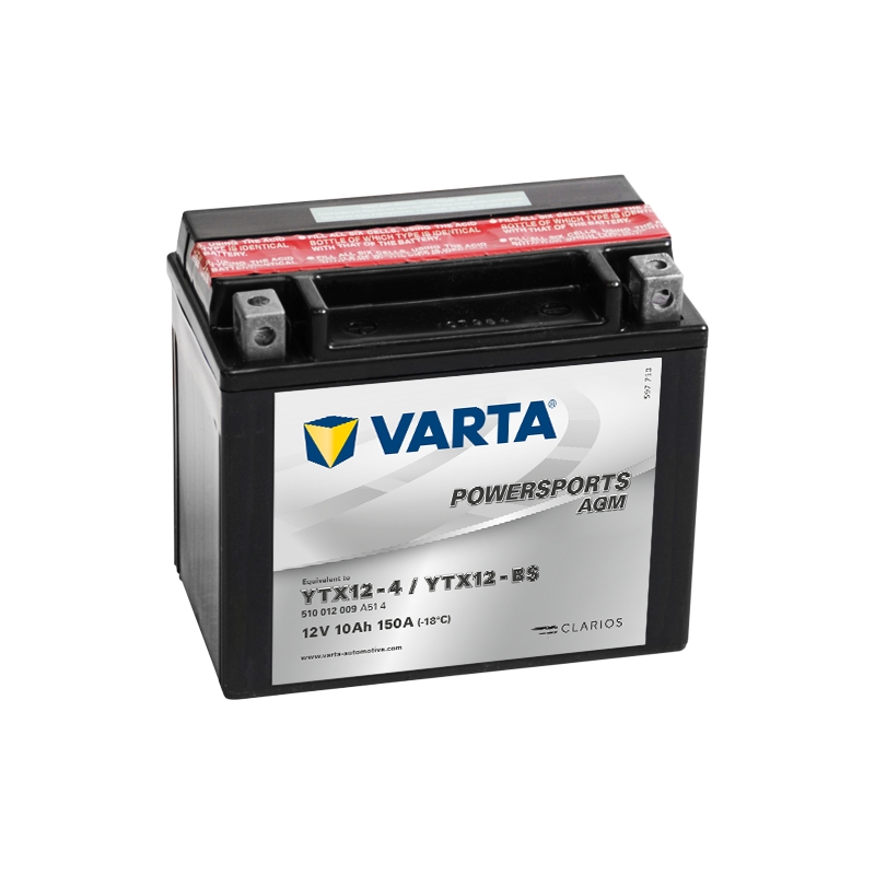 Baterie VARTA 12V/10AH-MOTO LF fără întreținere (YTX12-4/YTX12-BS)