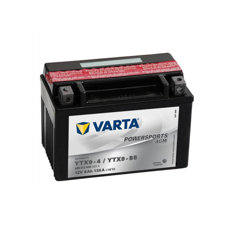 Baterie fără întreținere VARTA MOTO LF YTX9-4/YTX9-BS 12V/8AH VARTA MOTO LF YTX9-4/YTX9-BS 12V/8AH