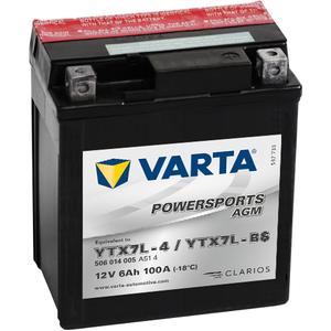 Baterie VARTA YTX7L-A/YTX7L-BS 12V/6Ah fără întreținere VARTA YTX7L-A/YTX7L-BS