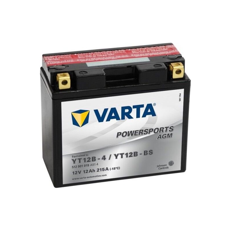 Baterie fără întreținere VARTA MOTO LF (YT12B-BS) 12V/12AH