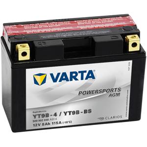 Baterie VARTA YT9B-4/YT9B-BS 12V/8Ah fără întreținere VARTA YT9B-4/YT9B-BS