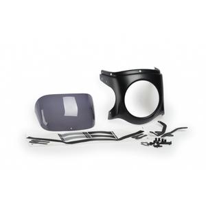 Windshield PUIG SEMI-FAIRING 9554F matt black dark smoke