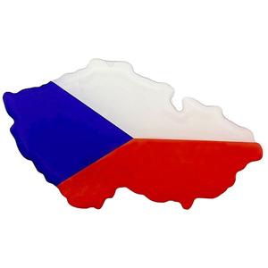 Hartă 3D autocolantă a Republicii Cehe
