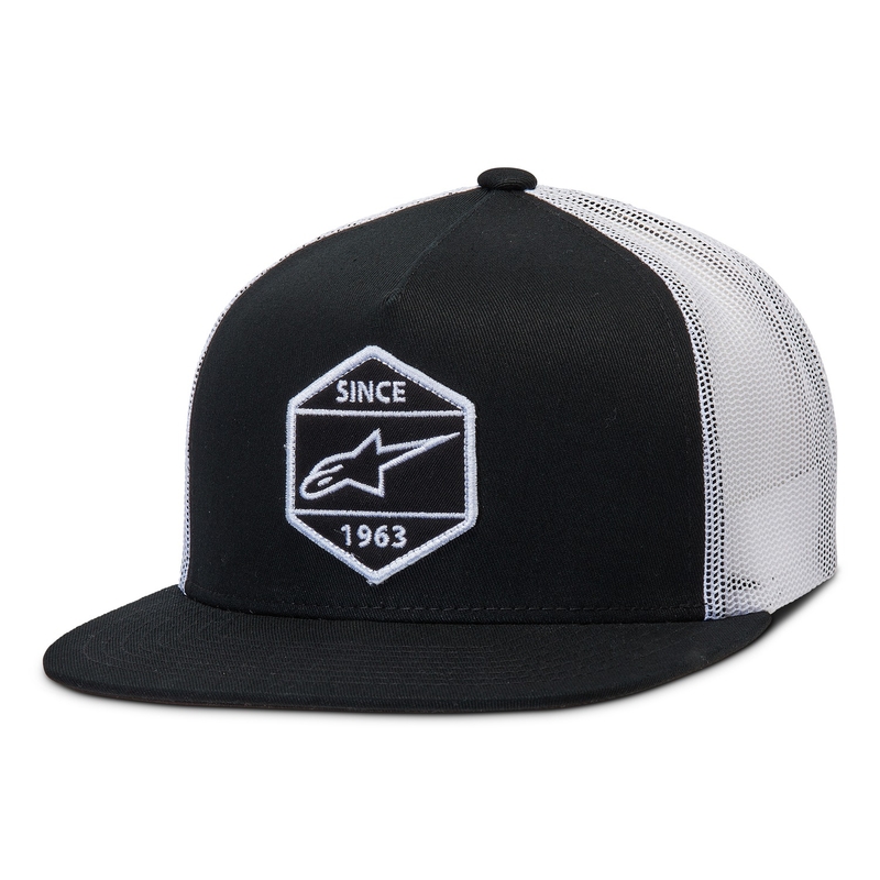 Alpinestars Bolt Bolt Trucker capac negru și alb