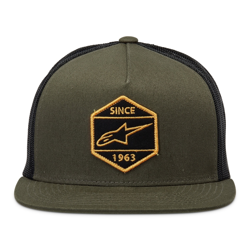 Alpinestars Bolt Trucker șapcă verde-negru