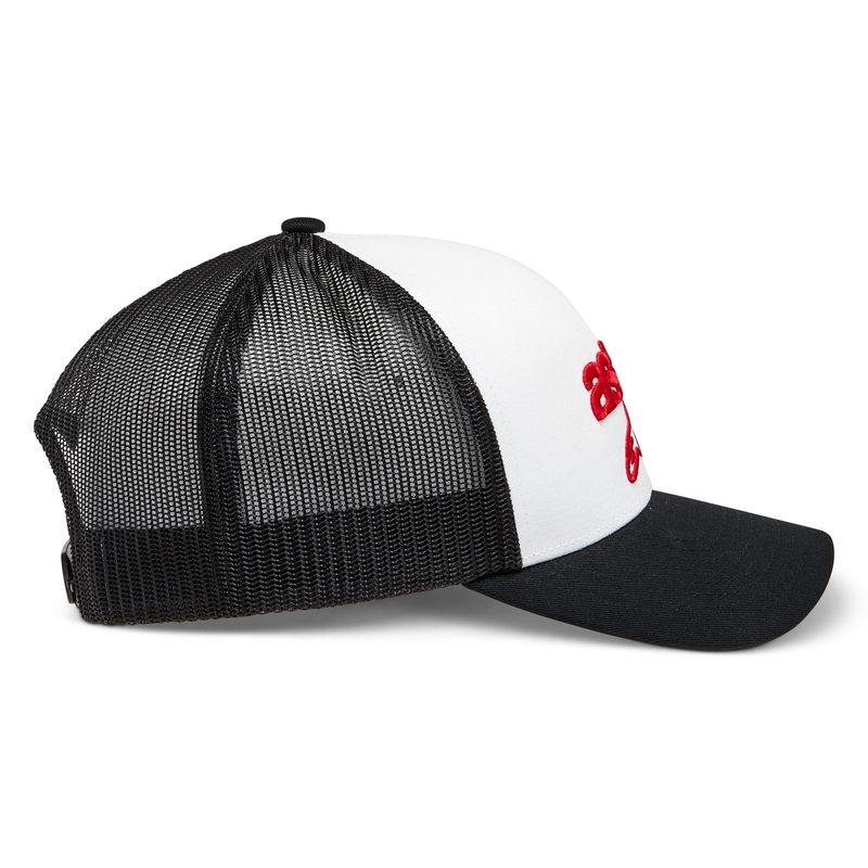 Șapcă Alpinestars Pedigree alb-negru-roșu