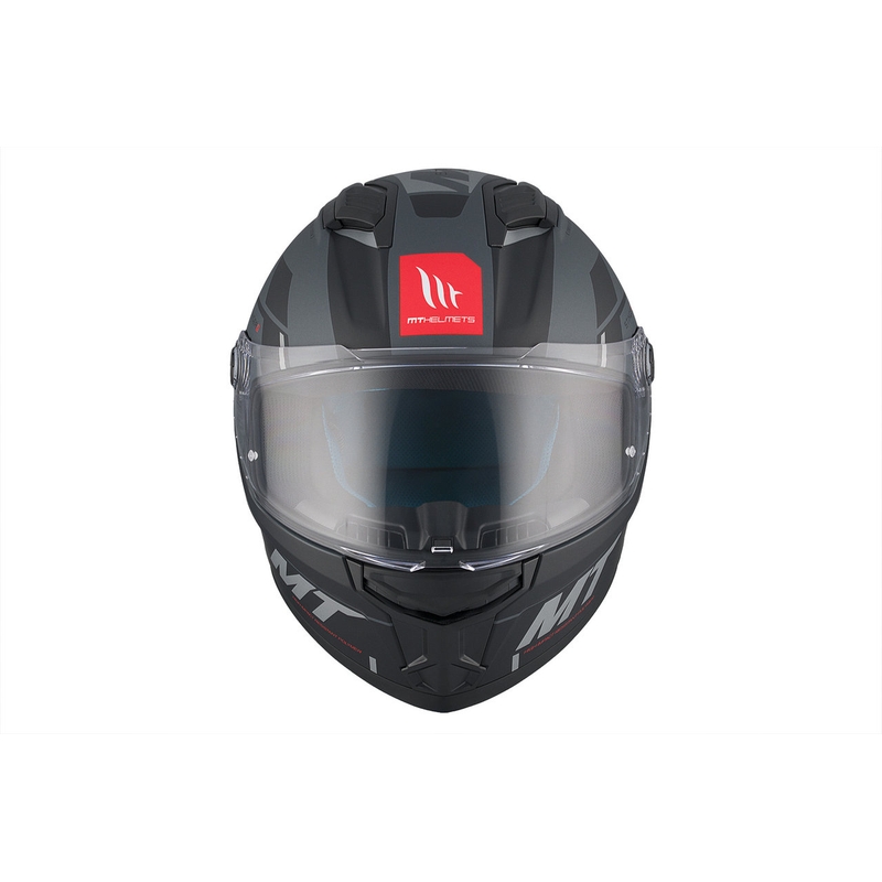 Cască de motocicletă MT Stinger 2 Solid Zivze Black-Grey Matte Integral Motorcycle Helmet lichidare