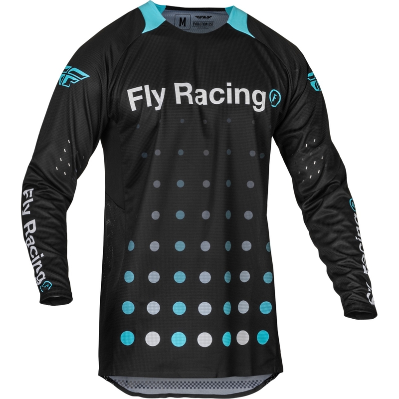 Tricou motocross FLY Racing Evolution DST negru-albastru la reducere lichidare