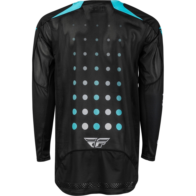 Tricou motocross FLY Racing Evolution DST negru-albastru la reducere lichidare