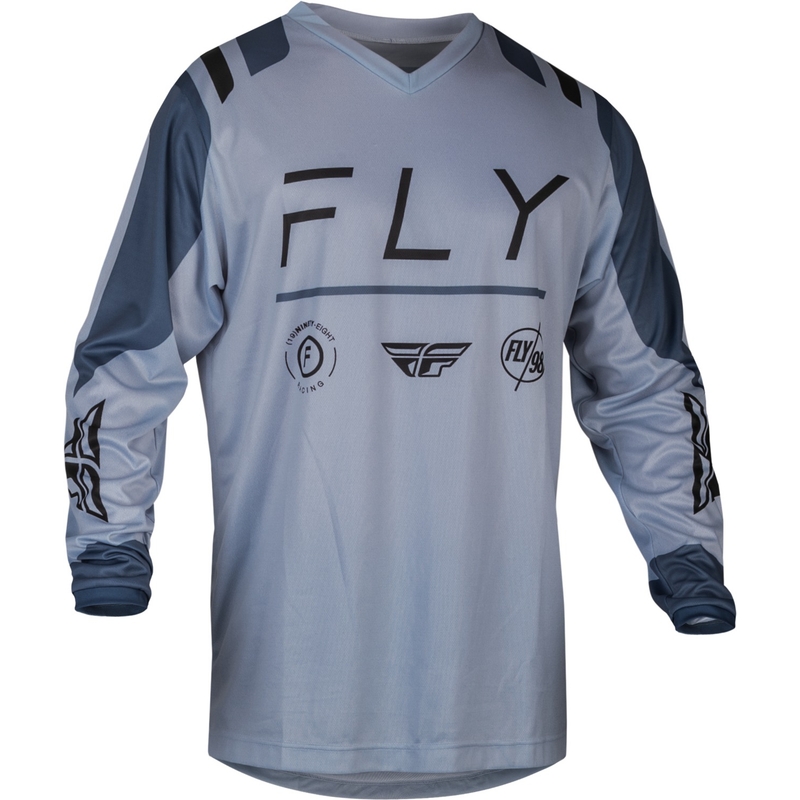 Tricou de motocros FLY Racing F-16 Artic 2024 gri lichidare