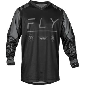 Tricou de motocros FLY Racing F-16 2024 negru-gri