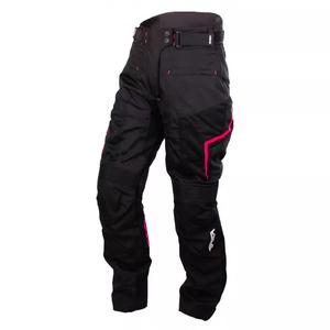 Pantaloni moto pentru femei RSA Bolt negru, alb i roz pentru motociclete RSA Bolt - II. jakost