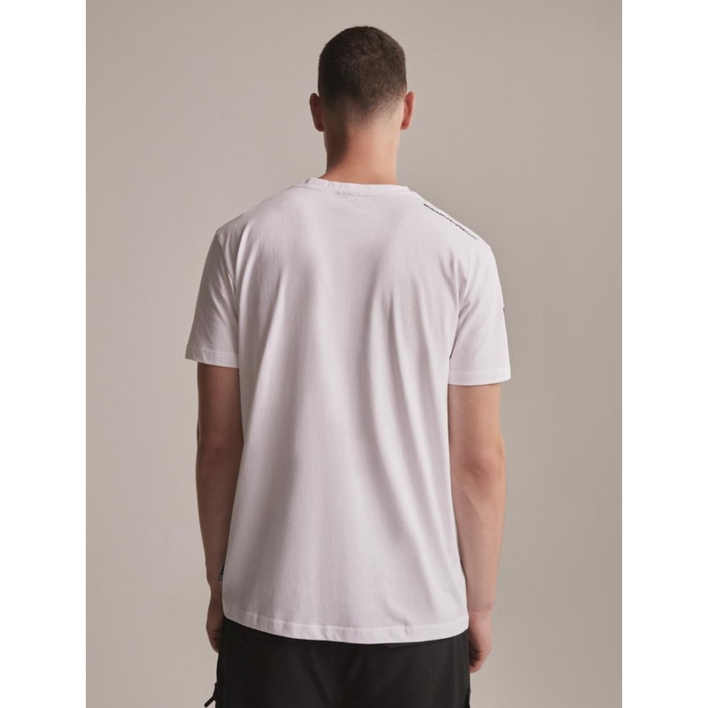 Tricou DAKAR DKR Logo 123 alb lichidare
