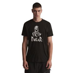 Tricou DAKAR DKR Logo 123 negru