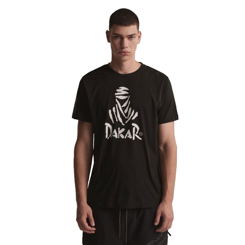 Tricou DAKAR DKR Logo 123 negru
