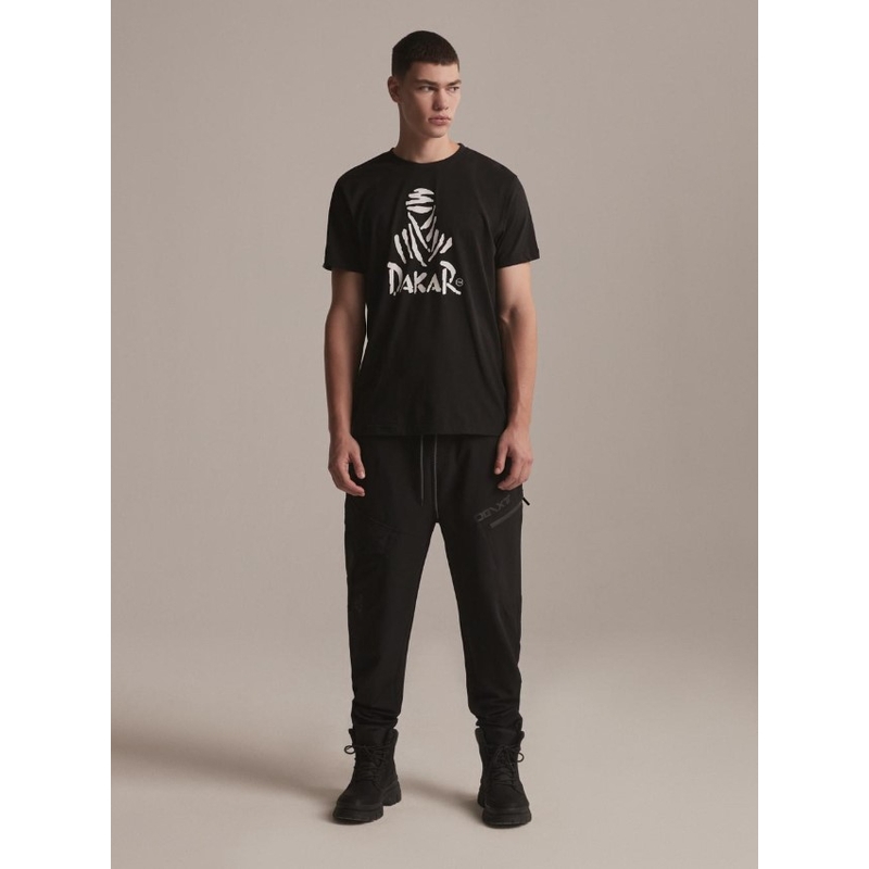 Tricou DAKAR DKR Logo 123 negru
