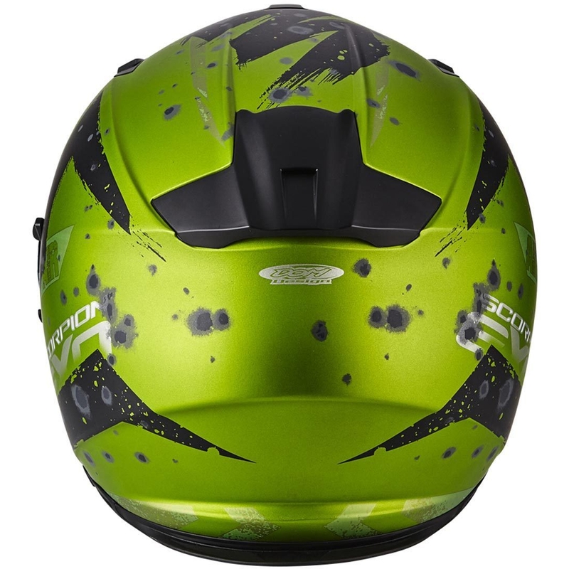 Cască de motocicletă integrală Scorpion EXO-510 Air Marcus negru mat-verde lichidare