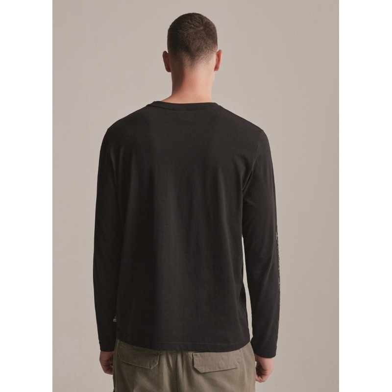 Tricou cu mânecă lungă DAKAR DKR LG REF negru