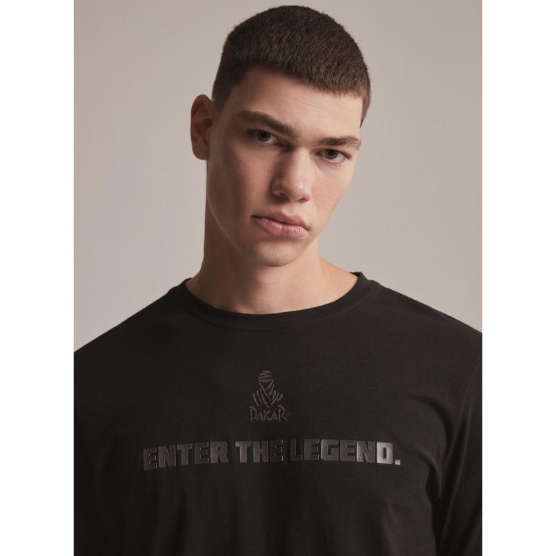 Tricou cu mânecă lungă DAKAR DKR LG REF negru