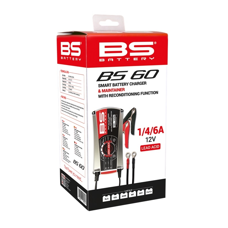 Incarcator de baterii BS-BATTERY PRO SMART 12V 1/4/6A