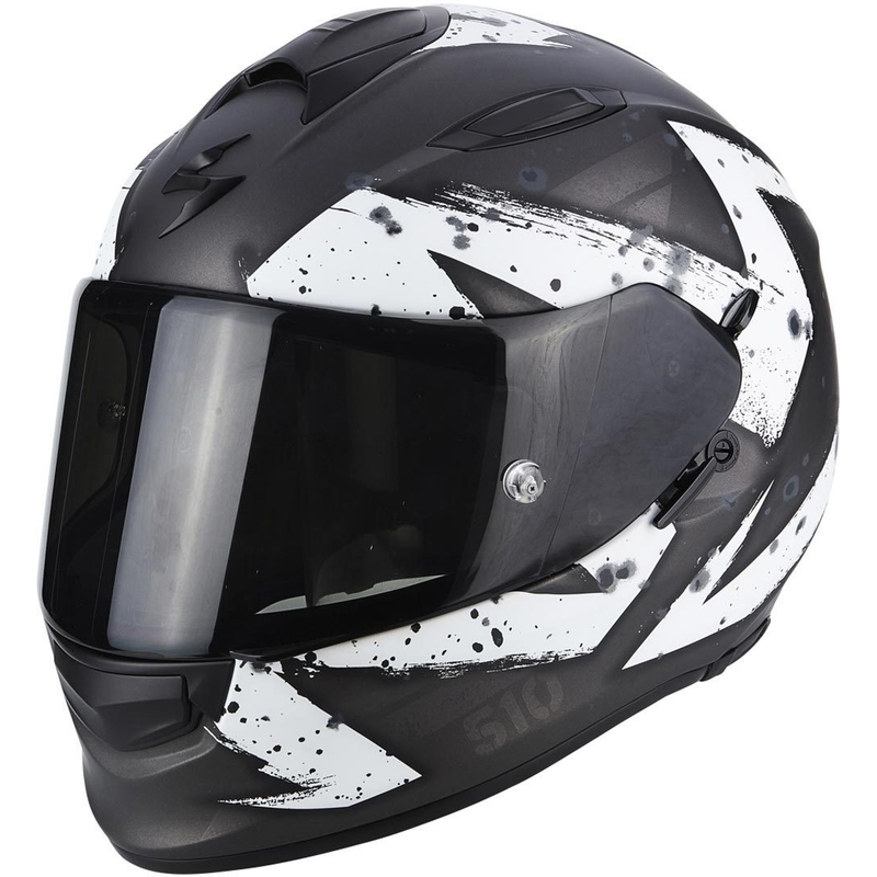 Cască integrală Scorpion EXO-510 Air Marcus negru mat-argintiu-albastru