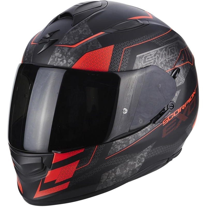Cască de motocicletă integrală Scorpion EXO-510 Air Galva negru mat-roșu lichidare