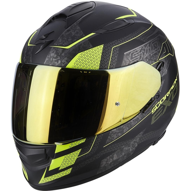 Cască de motocicletă integrală Scorpion EXO-510 Air Galva negru mat-galben lichidare