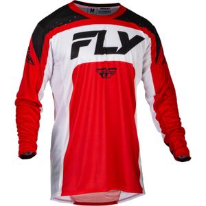 Tricou de motocros FLY Racing Lite 2024 roșu-alb-negru
