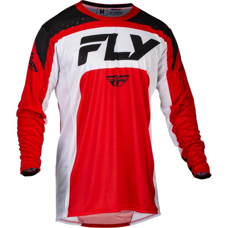 Tricou de motocros FLY Racing Lite 2024 roșu-alb-negru lichidare