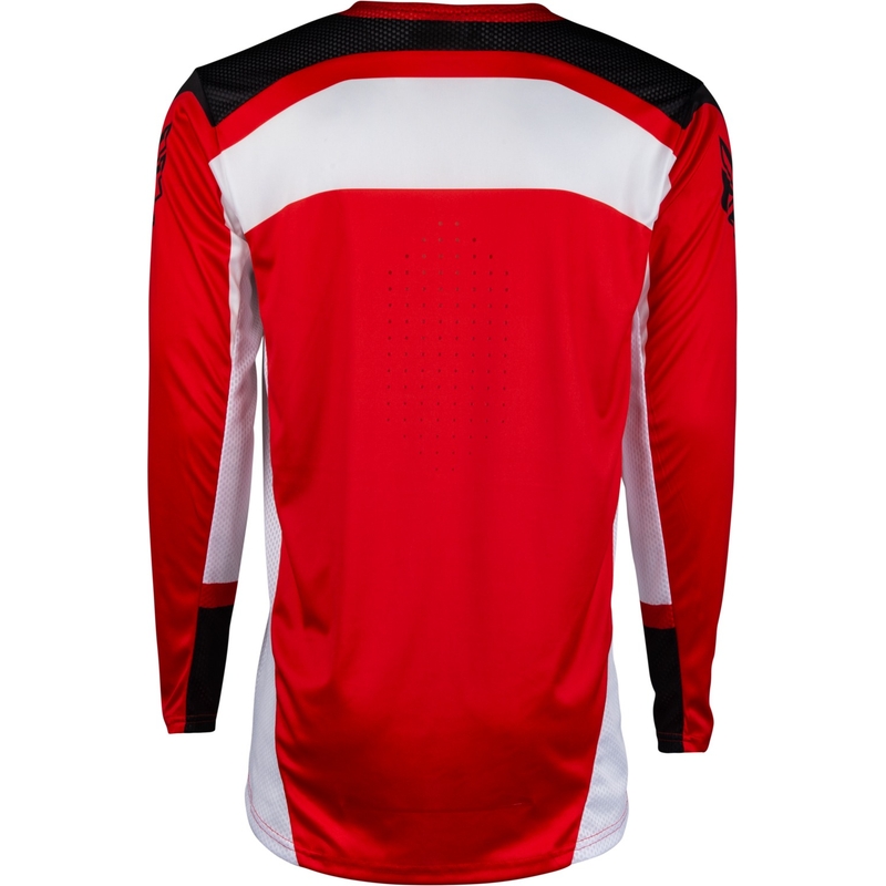 Tricou de motocros FLY Racing Lite 2024 roșu-alb-negru