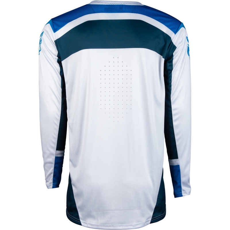 Tricou motocross FLY Racing Lite roșu-alb-albastru la reducere lichidare