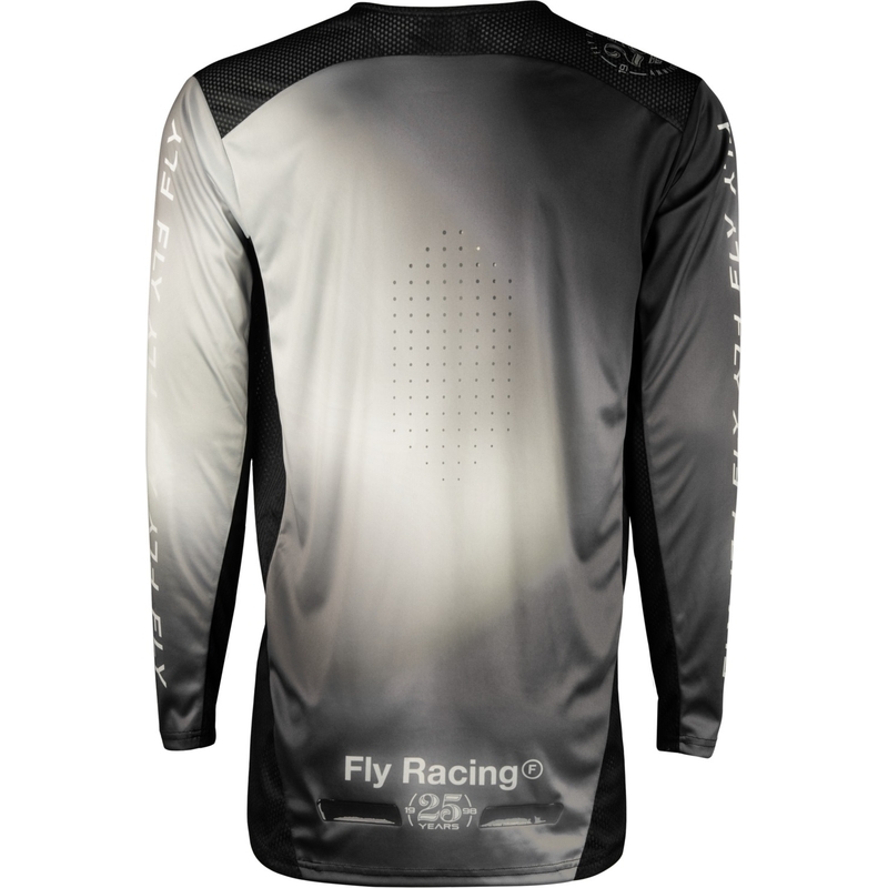 Tricou de motocros FLY Racing Lite 2024 gri-negru