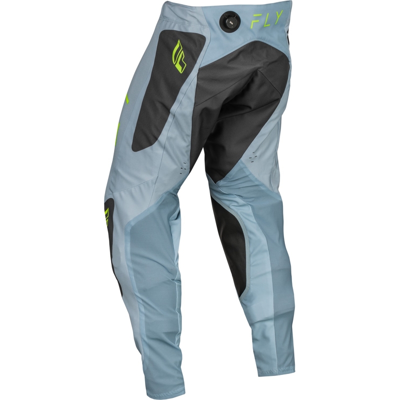 Pantaloni de motocros FLY Racing Evolution DST 2024 gri-negru-verde fluo lichidare