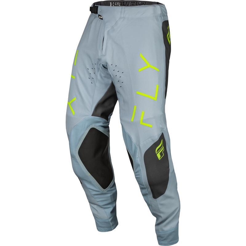 Pantaloni de motocros FLY Racing Evolution DST 2024 gri-negru-verde fluo lichidare