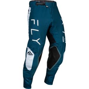Pantaloni de motocros FLY Racing Evolution DST 2024 albastru și alb