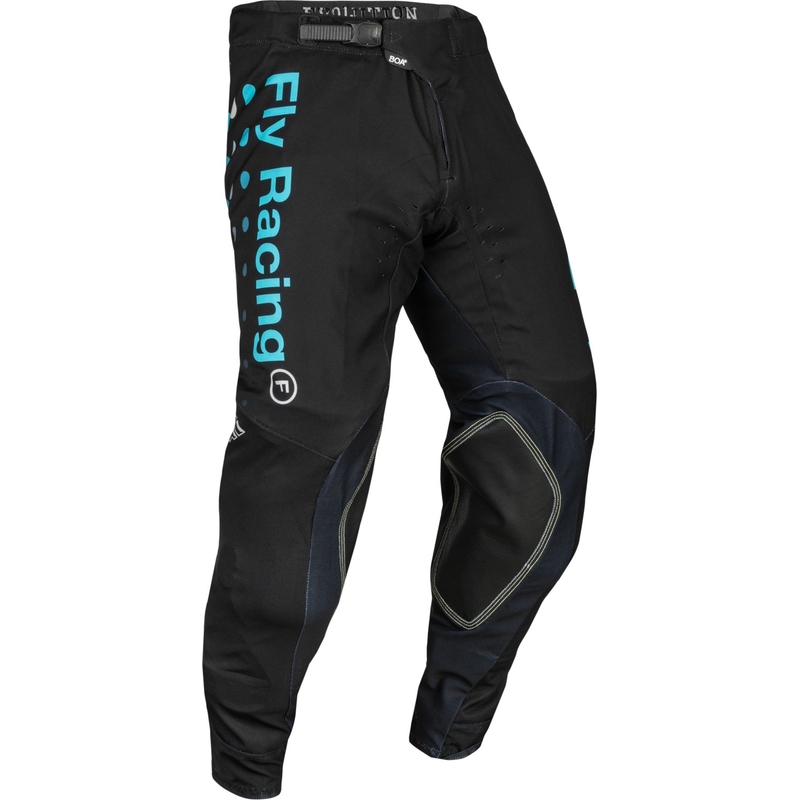 Pantaloni de motocros FLY Racing Evolution DST 2024 negru și albastru