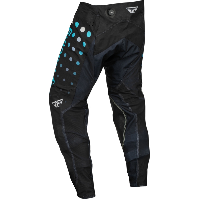 Pantaloni de motocros FLY Racing Evolution DST 2024 negru și albastru