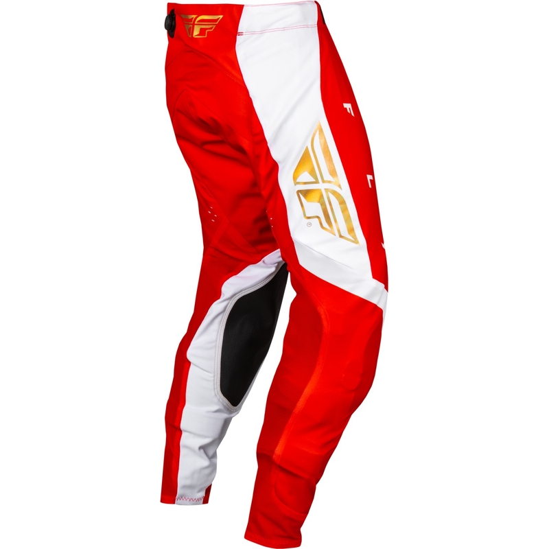 Pantaloni motocross FLY Racing Evolution DST roșu-alb - ofertă