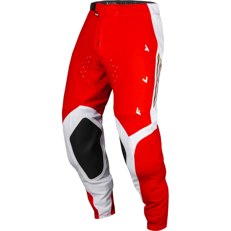 Pantaloni motocross FLY Racing Evolution DST roșu-alb - ofertă