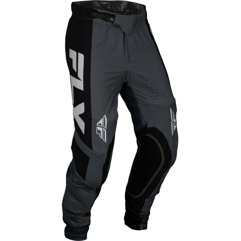 Pantaloni de motocros FLY Racing Lite 2024 gri-închis-negru lichidare