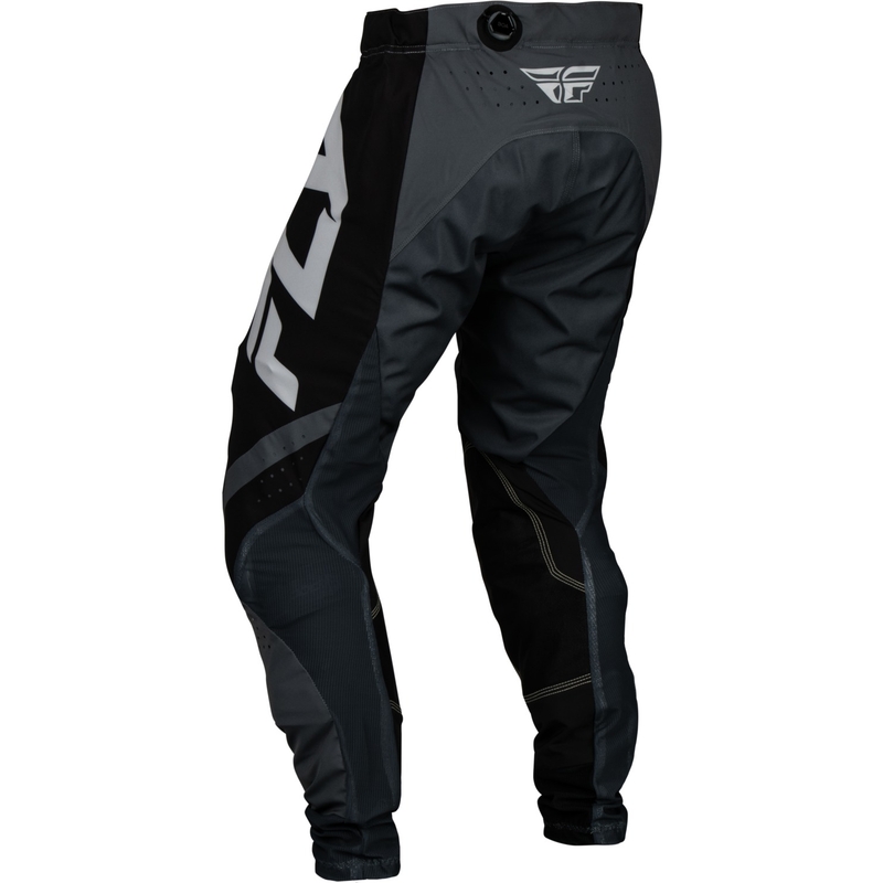Pantaloni de motocros FLY Racing Lite 2024 gri-închis-negru lichidare
