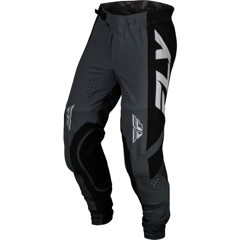 Pantaloni de motocros FLY Racing Lite 2024 gri-închis-negru lichidare