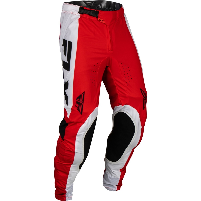 Pantaloni de motocros FLY Racing Lite 2024 roșu-alb-negru
