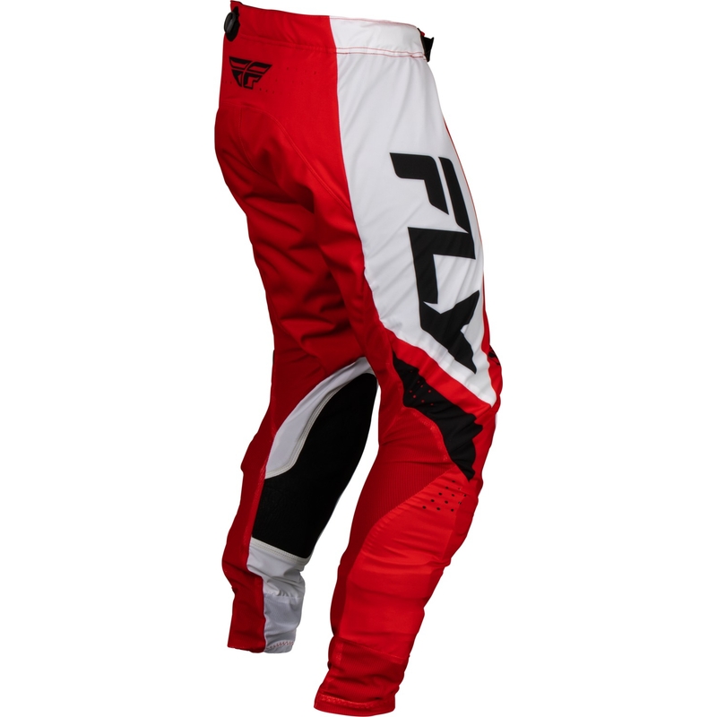 Pantaloni de motocros FLY Racing Lite 2024 roșu-alb-negru