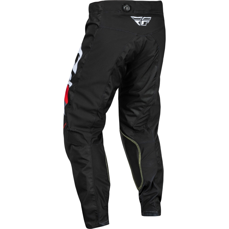 Pantaloni motocross FLY Racing Kinetic Prix roșu-gri-alb