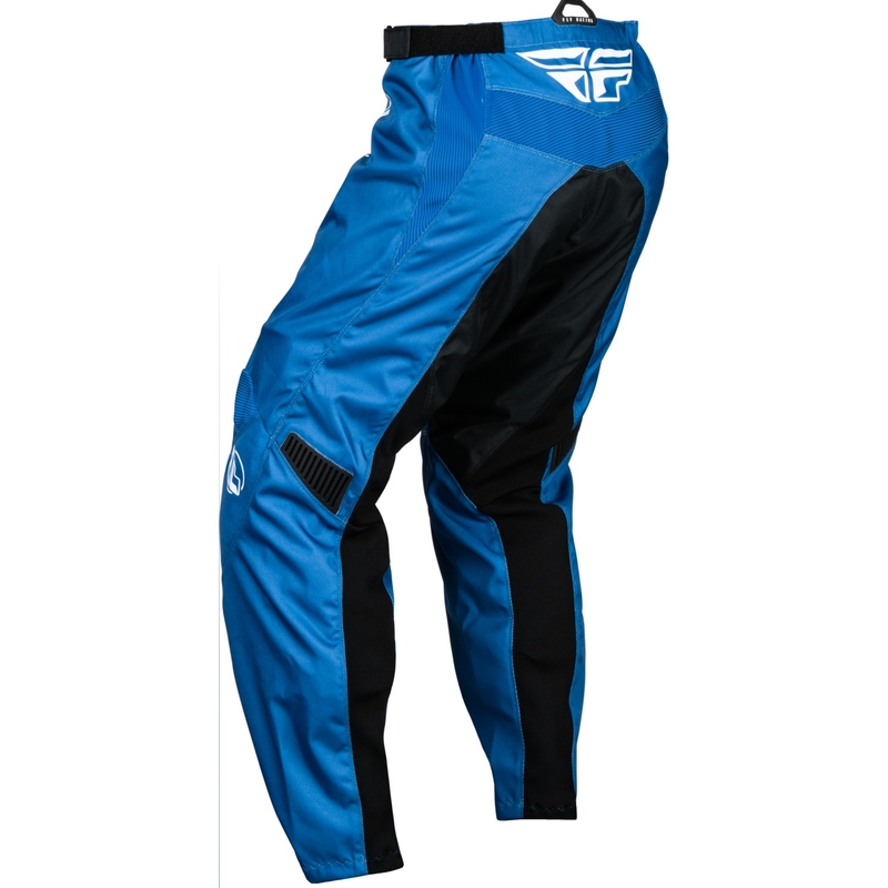 Pantaloni motocross FLY Racing F-16 pentru copii, albastru-alb